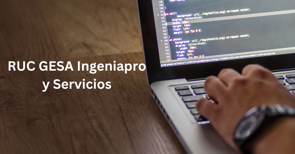 RUC GESA Ingeniapro y Servicios